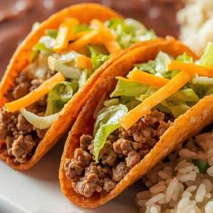 2 Hard Tacos (Beef or Chicken)