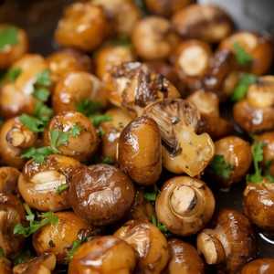 Sautéed Mushroom Caps