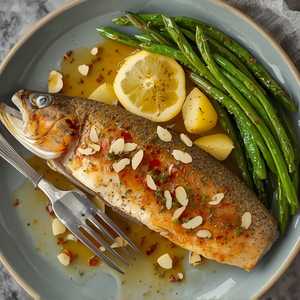 WHOLE ROASTED RAINBOW TROUT