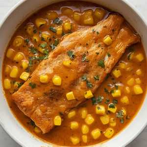 Fish Fillet w/Com Sauce