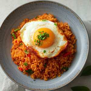 Spicy Basil Fried Rice With Chicken