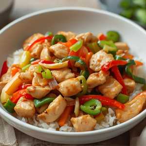 Stir Fried Chicken & Mixed Vegetable