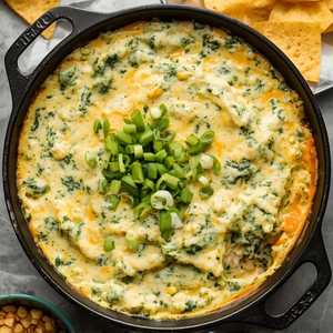 Baked Spinach and Corn Dip