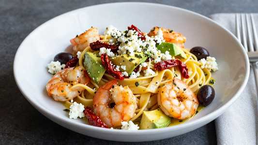 Fettuccine & Shrimp
