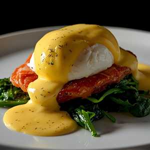 Salmon Benedict Muffin