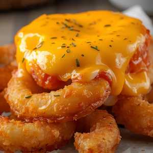 Spicy Cheese Onion Rings