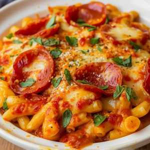 Vegan Pizza Mac & Cheese (Aisha's Plant Based Eatery)