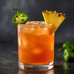 Spicy Piña Ginger Fizz