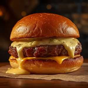 Garlic Melt Burger