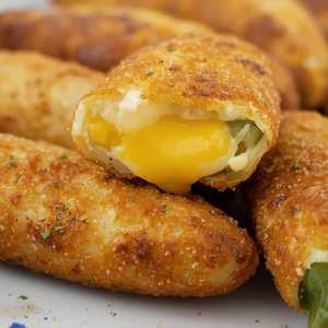 Breaded Stuffed Jalapeno Peppers