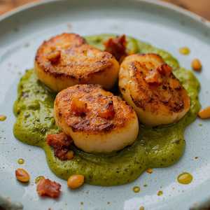 SEARED JUMBO SCALLOPS