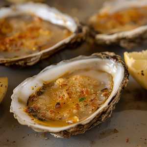 GRILLED GARLIC PARMESAN OYSTERS