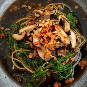 Brown Butter Seaweed Noodles
