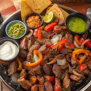 Fajitas: Steak, Chicken or Shrimp