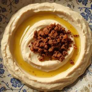Hummus with Meat