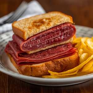 Kosher Salami Sandwich