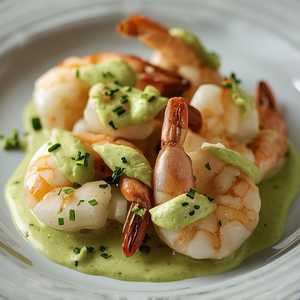 Shrimp On Jalapeno Cream Sauce