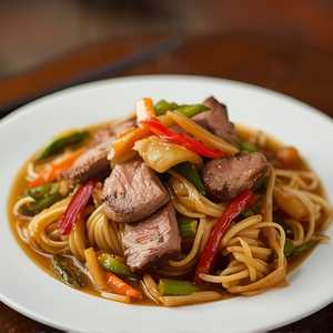 Filet Mignon Lo Mein