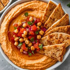 Spicy Za'atar Hummus
