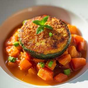 Pan Fried Zucchini Paillard