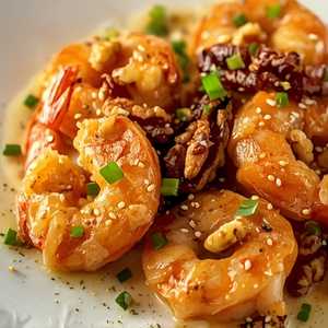 Grand Walnut Sesame Prawns