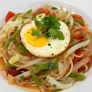 Pad Woon Sen With Pork