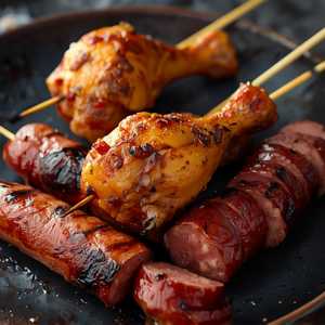 Frango e Linguiça