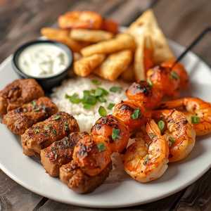 Seekh Kebab Shrimp Tandoori