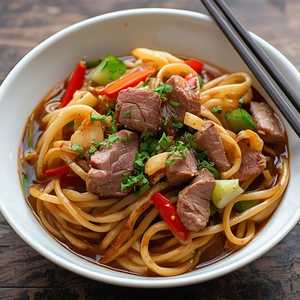 Beef Yakiudon
