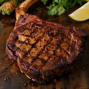 USDA PRIME CAJUN MARINATED DRY-AGED BONE-IN RIB EYE