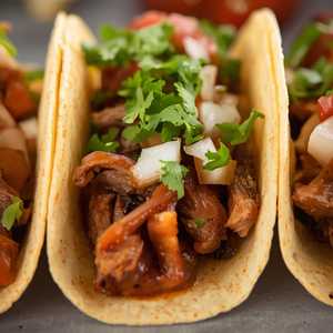 Street Tacos: Carnitas, Brisket, or Pork Belly