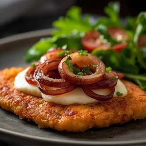 Milanesa con Ensalada Verde