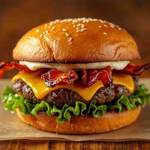 Cheddar BBQ Burger