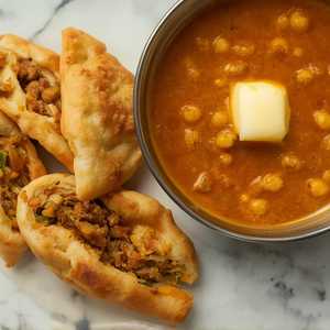SOYA CHAAP KULCHA