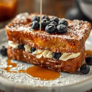 Blueberry Stuffed French Toast