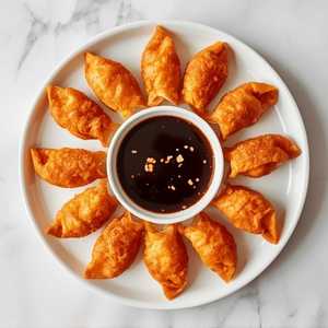 Fried Kimchi Dumplings
