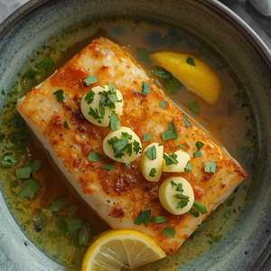 Cremini Crusted Mahi Mahi