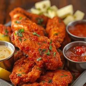 Smokehouse Combo - Nashville Hot Chicken Crispers