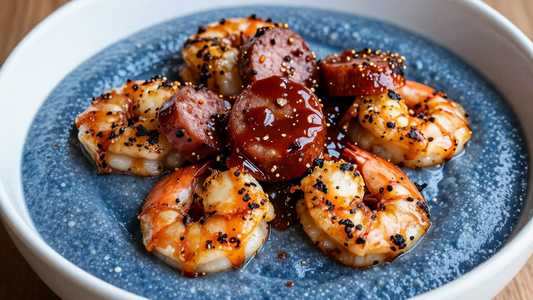 Black & Blue Shrimp 'N' Grits