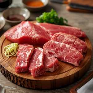 Rotating Japanese Wagyu Selection