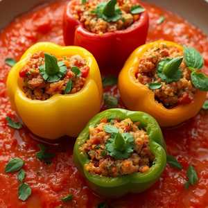 Felfel Mashi - Mashi (Stuffed Vegetarían)