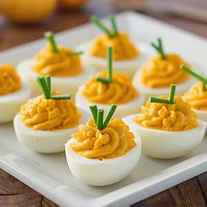 Jack-O'-Lantern Deviled Eggs