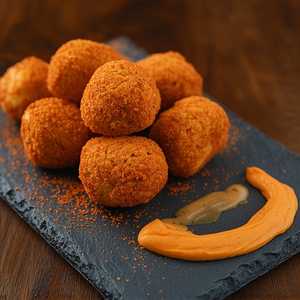 JAMON + MANCHEGO CROQUETTES