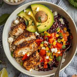 Baja Blackened Chicken Bowl