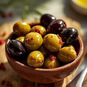 Spicy Mixed Olives
