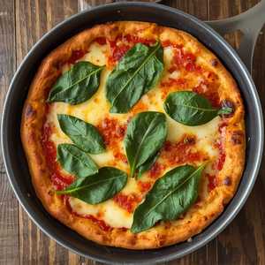 7" Spinach Pan Pizza
