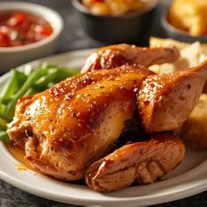 1/2 Baked Chicken Dinner