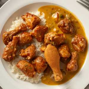 Stewed Chicken & Fried Chicken