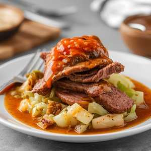 Corned Beef and Cabbage Stack