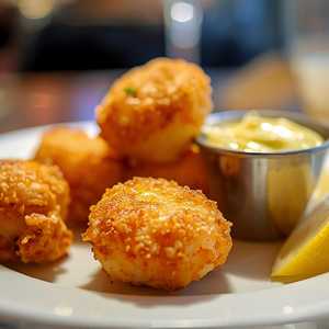 Fried Sea Scallops
